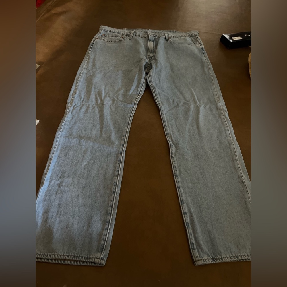 Levi's Men's Classic Light Blue Straight Jeans 502